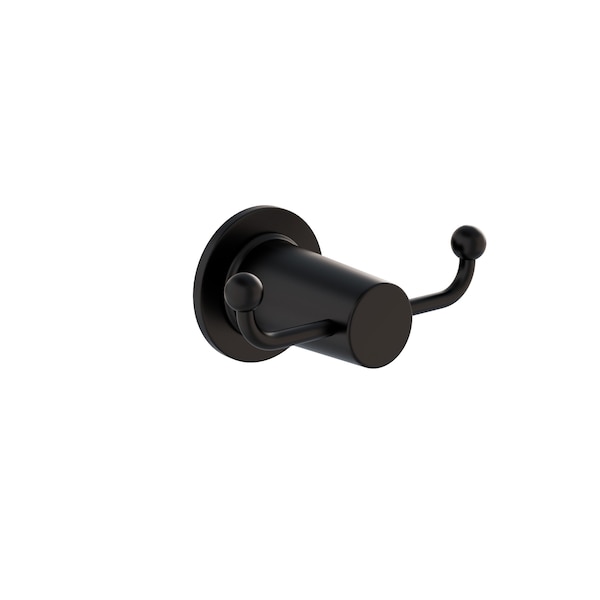 Newport Brass Double Robe Hook in Flat Black 42-13-56 - main